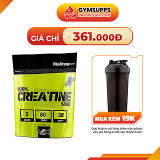 Hỗ Trợ Tăng Cơ Và Sức Mạnh Vitaxtrong Creatine Monohydrate 5000