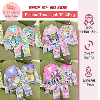 HOT - Đồ bộ PIZAMA bé gái thun lạnh đáng yêu cực xinh kuromi gấu dâu kitty