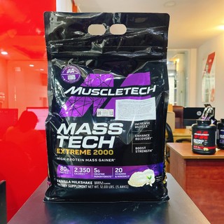 Sữa tăng cân MASS TECH EXTREME 2000 (6lbs-12lbs-20lbs) - Nhiều Hương Vị - Muscletech USA