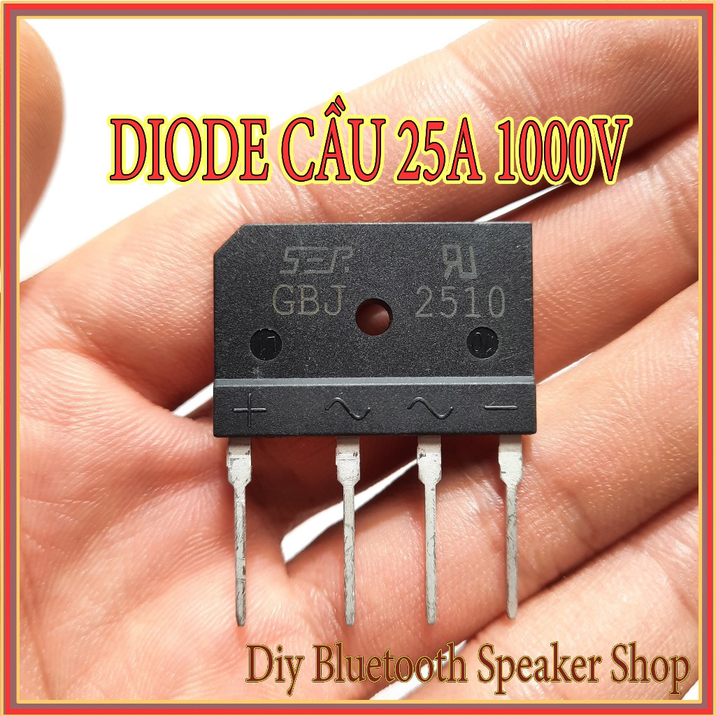 Diode cầu GBJ2510 25A 1000V