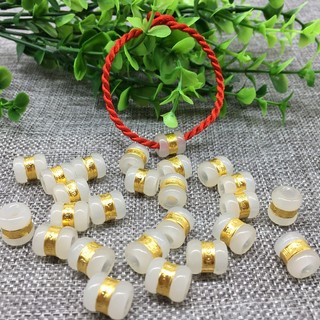 ANCARAT - Charm Ngọc bích bọc vàng