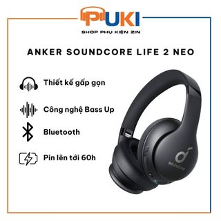 Tai nghe không dây Anker Soundcore Life 2 Neo - Tai Nghe chụp tai chính hãng Soundcore | Hàng Chính Hãng |