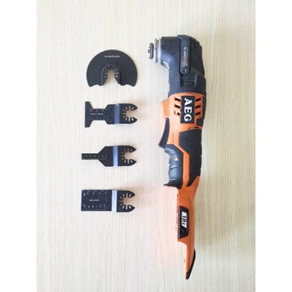 Thân máy cắt rung AEG 18v có than tặng kèm bộ lưỡi cắt