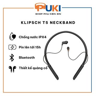 Tai nghe vòng cổ klipsch t5 neckband - tai nghe bluetooth klipsch t5 neckband | hàng chính hãng |
