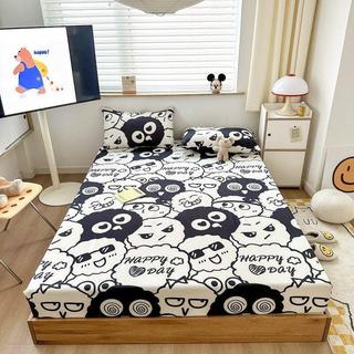 Ga giường bọc đệm 1m6 2m hoặc 1m8 2m kèm 2 vỏ gối nằm 40x60 cm, drap bọc nệm giá rẻ