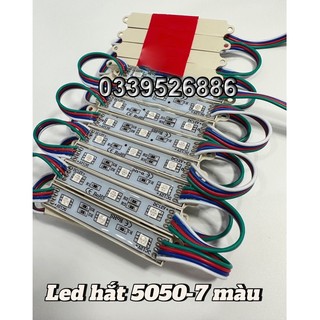 Led hắt 3 bóng 7 màu rgb điện 12v chống nước ip66