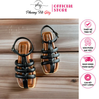 Sandal rọ bệt da mềm 779, dép rọ chiến binh da mềm đế bệt, xăng đan rọ bệt.
