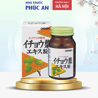 Viên uống bổ não, hổ trợ phòng ngừa tai biến, đột quỵ Orihiro Ginkgo Biloba Nhật Bản 240 viên