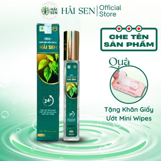 Xịt hôi nách hải sen 10ml khử mùi hôi nách,chân, mùi hôi cơ thể, giảm tiết mồ hôi - che tên sản phẩm