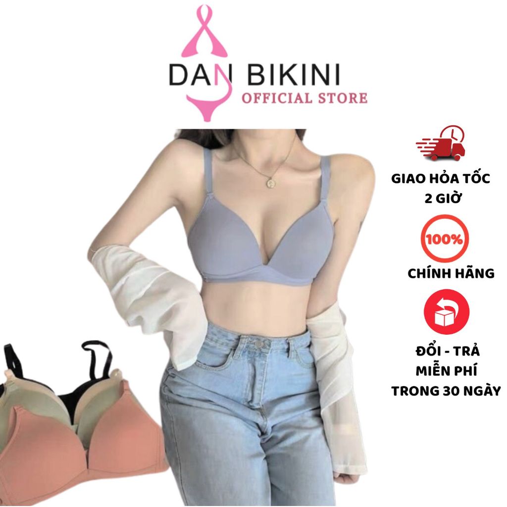 Áo Lót DANBIKINI Nữ Đúc Su Nâng Ngực Màu Trơn Tôn Vòng 1 MÃ AL21
