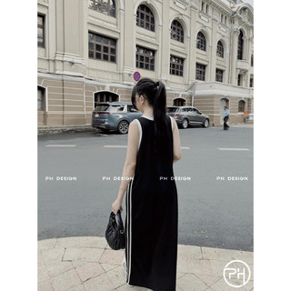 VÁY COTTON SÁT NÁCH CHỮ