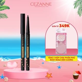 Bút kẻ mắt dạng gel Cezanne Gel Eyeliner chống thấm nước lâu trôi - màu Black 0.1g