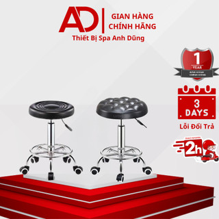 Ghế đôn hơi xoay 360 độ nâng hạ cao thấp dùng cho spa