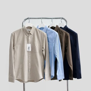 Áo sơ mi nam cổ bẻ dài tay, Oxford Shirt Multi Color, phom dáng thoải mái, thấm hút cực tốt - SEOUL