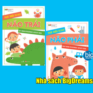 Sách - Phát triển tư duy não trái não phải - Tặng kèm bộ sticker bóc dán đáng yêu và tranh tô màu cho bé