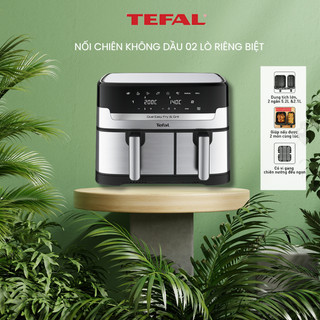 Nồi chiên không dầu điện tử 2 ngăn Tefal Dual Easy Fry & Grill EY905D10 - hàng Chính Hãng / Bảo Hành 02 Năm