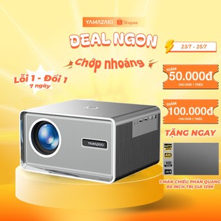 Máy chiếu mini yamazaki s6 - độ phân giải full hd - hỗ trợ 4k - hệ điều hành android thông minh - bảo hành 36 tháng