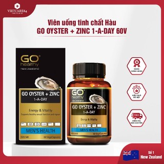 Viên uống tinh chất Hàu nhập khẩu chính hãng New Zealand GO OYSTER + ZinC | Tăng cường sinh lý nam