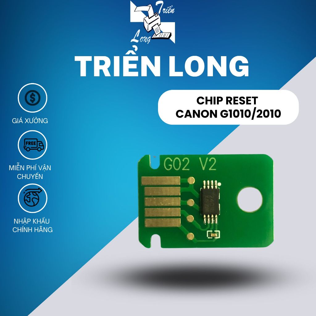 Chip Reset Mực Thải Máy In Canon G1010,G2010,G3420,G1220,PIXMA G2020... Tương Thích Hộp Reset Mực Th