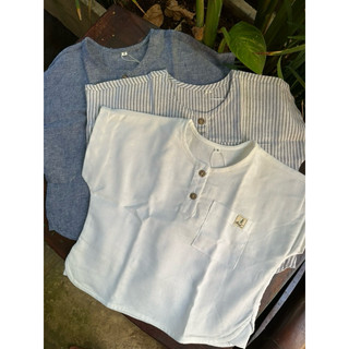 Áo cánh dơi linen CHUT BABY CLOTHING cho bé trai và bé gái có size cho bé từ 7kg đến 38kg