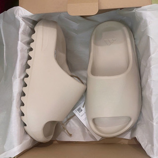 Dép bánh mì yz slide 2023 bản vân nhám đế cao 5cm nam nữ, Dép yz quai ngang xịn dập logo