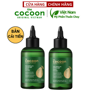 Combo 2 Chai Nước dưỡng tóc tinh dầu bưởi (pomelo hair tonic) Cocoon 140ml/1chai - Thuần Chay