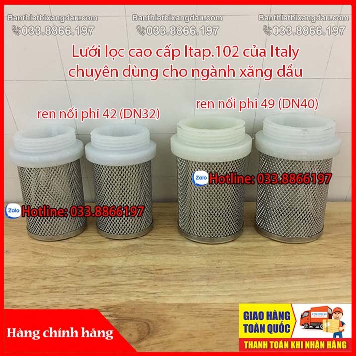 Lưới lọc cao cấp Italy DN32 và DN40
