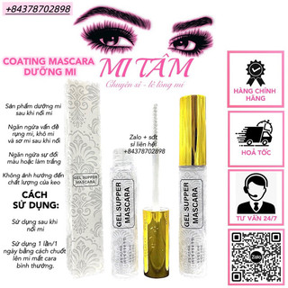 Sản phẩm dưỡng mi Coating Mascara, giúp dưỡng mi, ngăn ngừa rụng mi sau khi nối _ Dụng cụ nối mi _ Phụ liệu nối mi