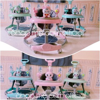 Xe tròn tập đi cho bé. Xe Tập Đi Cho Bé Có bàn ăn dặm [Có lót chân tay đẩy như video]