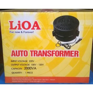 Đổi nguồn LIOA 2000VA 220v sang 110v (Đen)