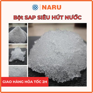 Bột gel làm đá khô bột SAP siêu hút nước làm đá khô tuyết nhân tạo hút ẩm túi 50g 100g
