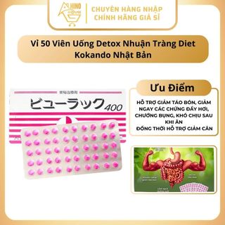 Viên Uống Nhuận Tràng Detox Kenton Diet Kokando Nhật Bản Thanh Lọc Cơ Thể Giảm Táo Bón - Hinohouse