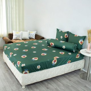 Bộ ga gối cotton 120x200x20cm - drap bọc nệm vải cotton