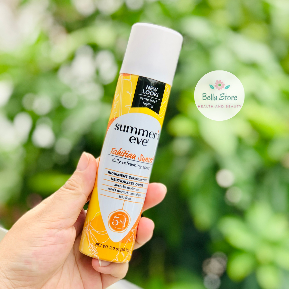 Xịt thơm vùng kín, xịt phụ khoa Summer's Eve Freshening Spray hàng Mỹ
