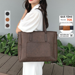 Túi xách nữ đẹp da công sở túi tote da cỡ to lớn đựng laptop A4 đi học đi làm đi dạy SELINA Limi bag