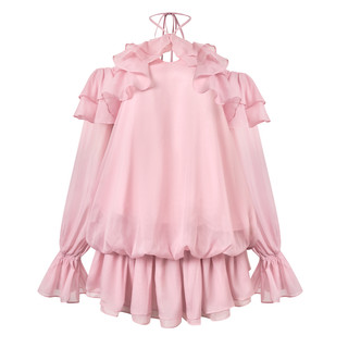Nami dress - váy thiết kế đầm bí tùng xòe tay bồng nữ tính