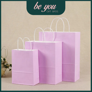 "Giá Sỉ - Set 10 Cái" Túi Giấy Kraft Tím - Be You Gift Bags