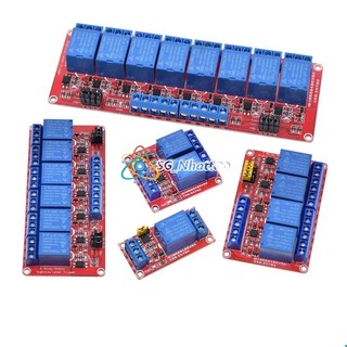 Mạch rơ le - Module Relay 4/2/1 Kênh 5V / 12V Opto Cách Ly Kích Hight/Low