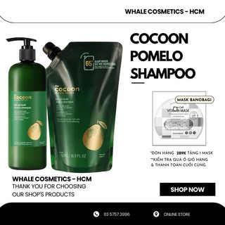 Bộ dầu gội bưởi Pomelo Cocoon 310ml + Dầu xả bưởi Pomelo Cocoon 310ml