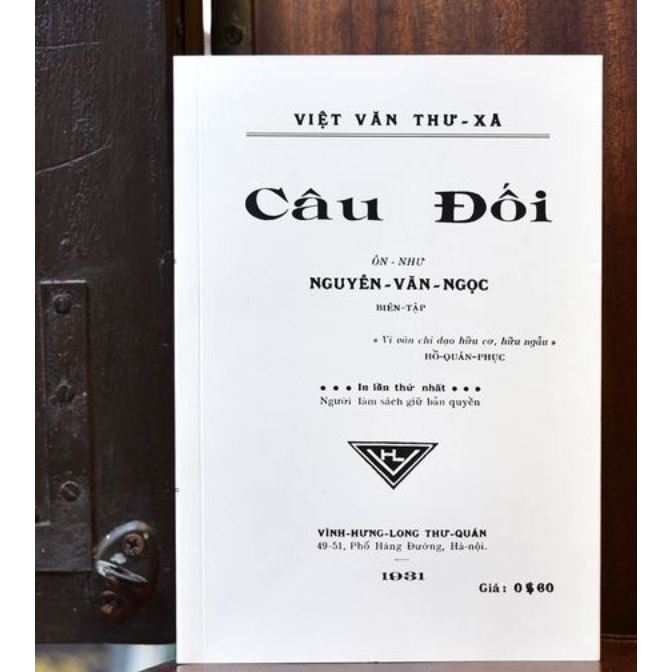 Sách - Câu Đối (Nguyễn Văn Ngọc)