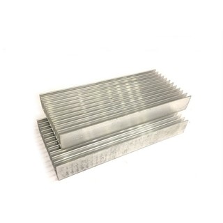 Nhôm Tản Nhiệt Xi Trắng Phẳng 25 X 11 X 3 Loại Dày 12 Cánh (1 Tấm)
