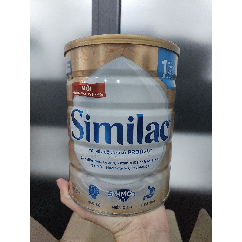 Sữa bột Similac Newborn IQ Plus HMO 1 900g ( mẫu 5G) HSD: 05.2026