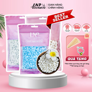 Sáp wax lông nóng coconut dừa hard wax beans tặng que gỗ giúp triệt lông tay ,chân ,nách ,bikini