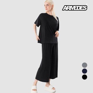 Quần thun lững ống rộng dành cho nữ, quần mặc nhà - chính hãng armedes - ar 313p