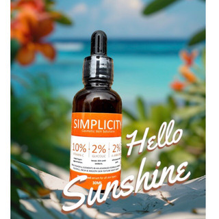 (dược Ấn Độ) Tinh chất trắng da mờ thâm 20% Vitamin C 0.5% Ferulic acid 1% Vitamin E Simplicity