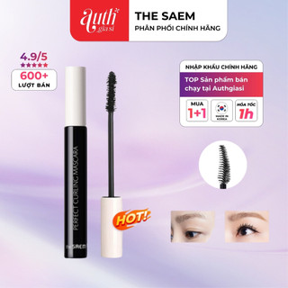 Mascara THE SAEM Saemmul Perfect Curling chuốt cong mi hoàn hảo giúp mi dài và đầy đặn hơn siêu xinh