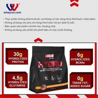 Labrada  Hydro Whey 100% Hydrolyzed Isolate 4lb