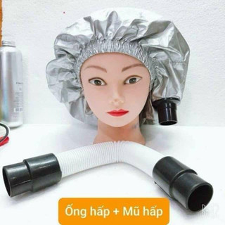 Mũ hấp dầu máy ozone, ống ruột gà máy hấp tóc hai , Phụ kiện máy ,Vòi máy hấp _SSMH