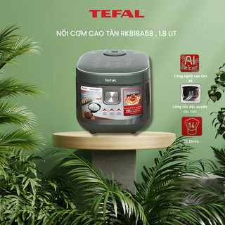Nồi cơm điện tử cao tần Tefal RK818A68 - 1.8L Hàng Chính Hãng / BH 02 năm