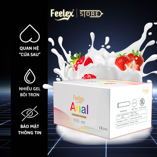 Bao cao su Feelex Anal cao cấp, an toàn nhiều gel bôi trơn